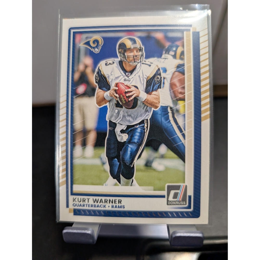 2025 Panini Donruss Kurt Warner St. Louis Rams #32 Football Card QB HOF
